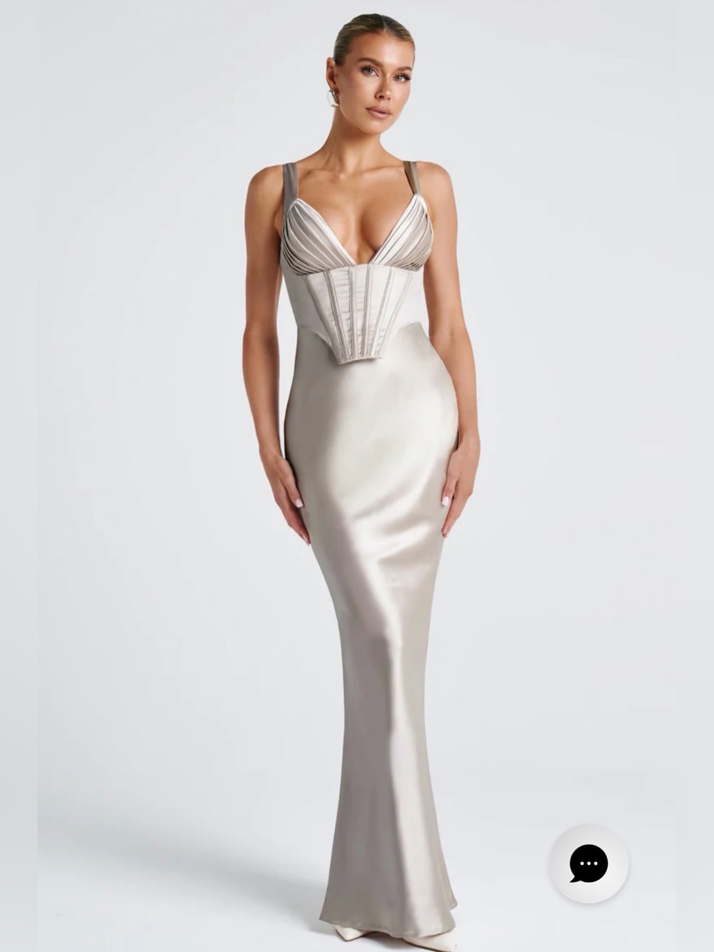 BNWT BABYBOO Shae Maxi Dress - Shell - XS - Picture 4 of 4